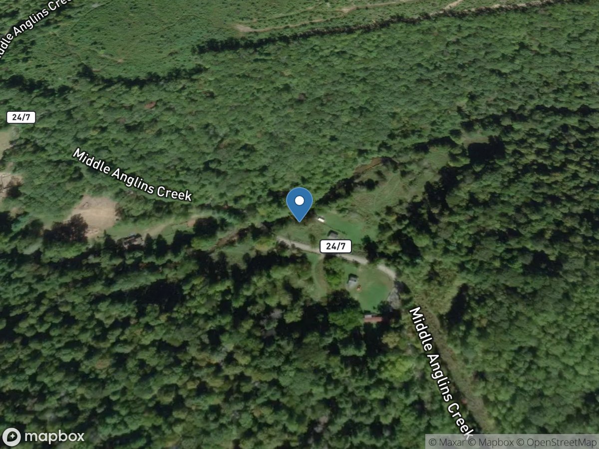 Anglins Creek near Nallen, WV location