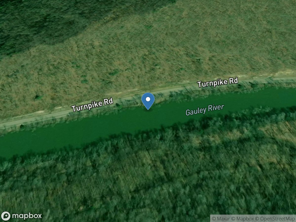 Gauley River above Belva, WV location