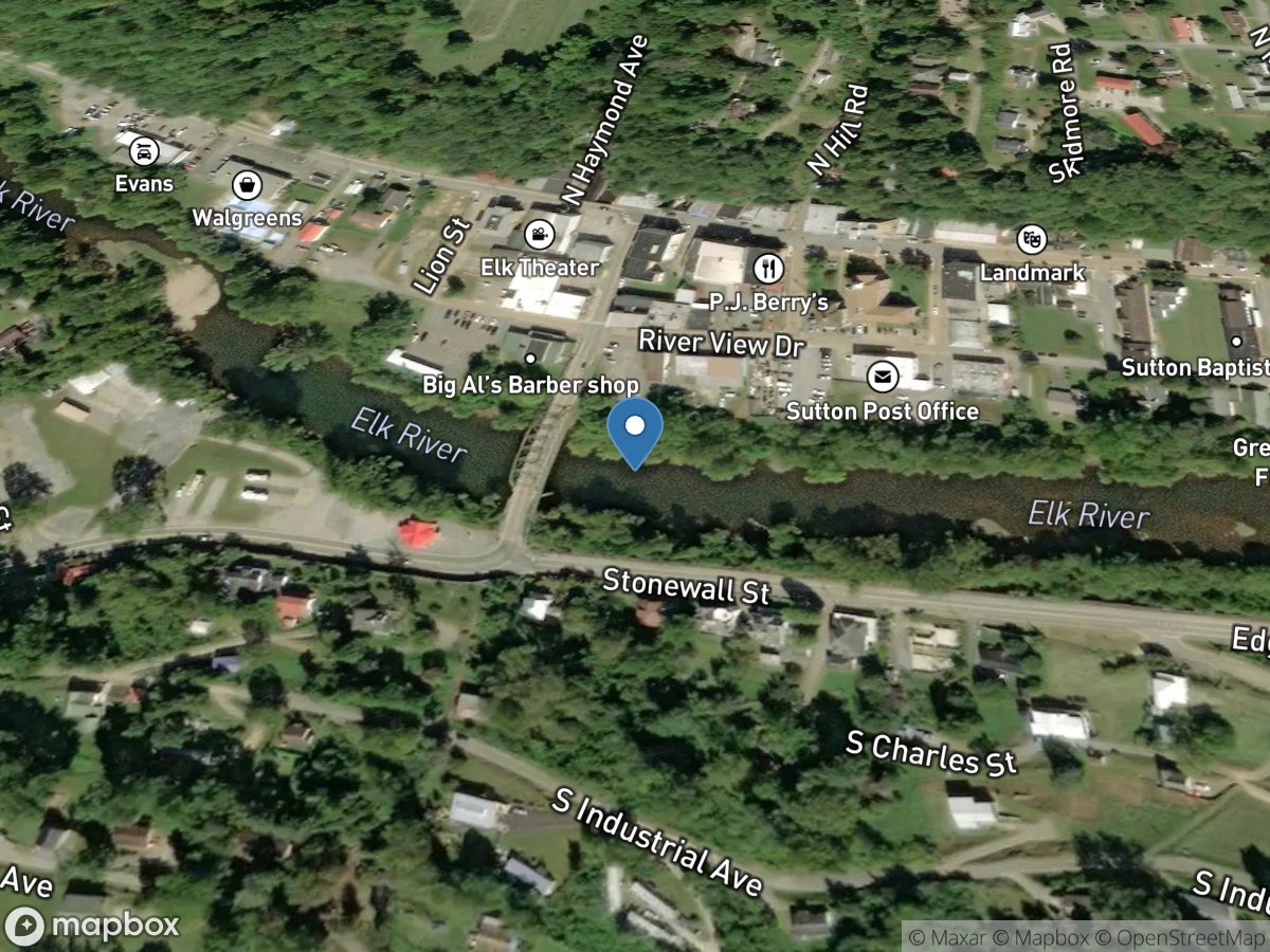 Elk River at Sutton, WV location