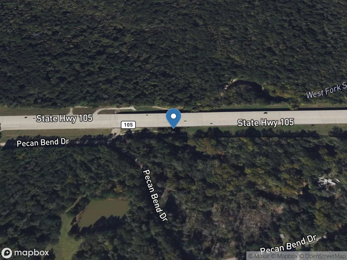 W Fork San Jacinto Rv bl Lake Conroe near Conroe, TX location