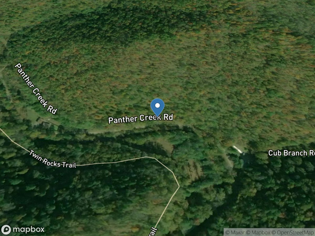 Panther Creek near Panther, WV location