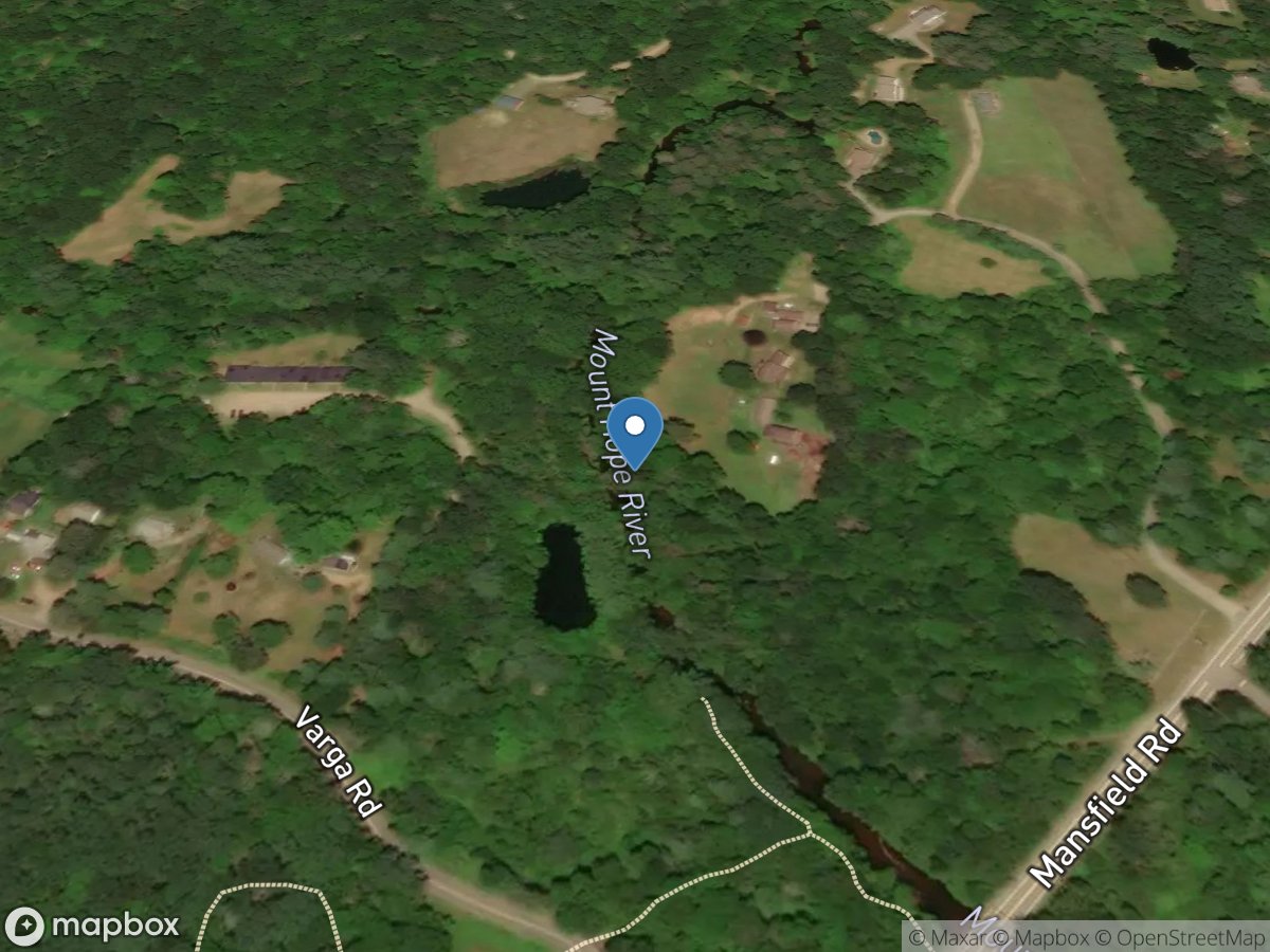 Mount Hope River near Warrenville, CT location