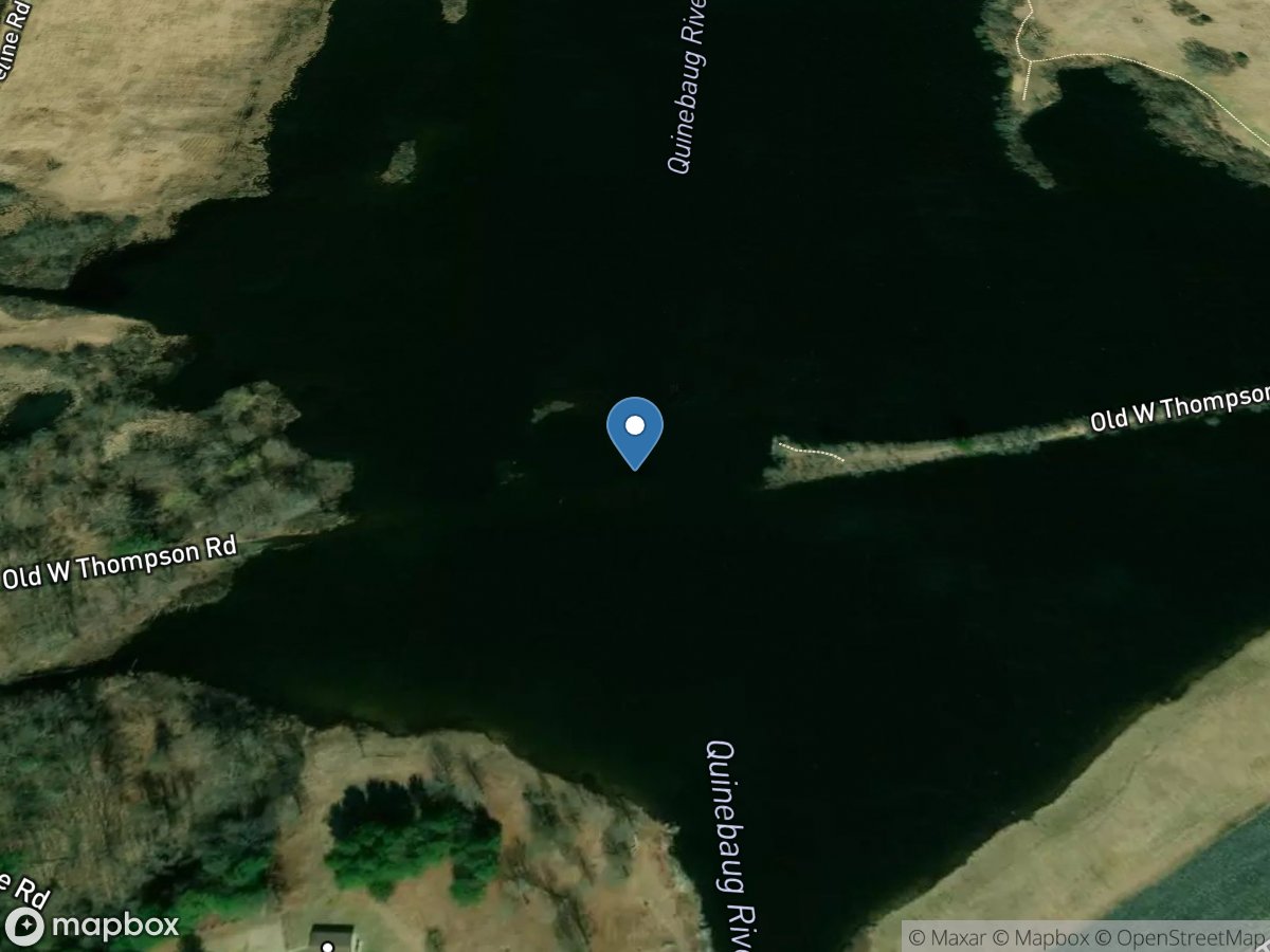 W Thompson Lake at Old West Thompson Road near West Thompson location