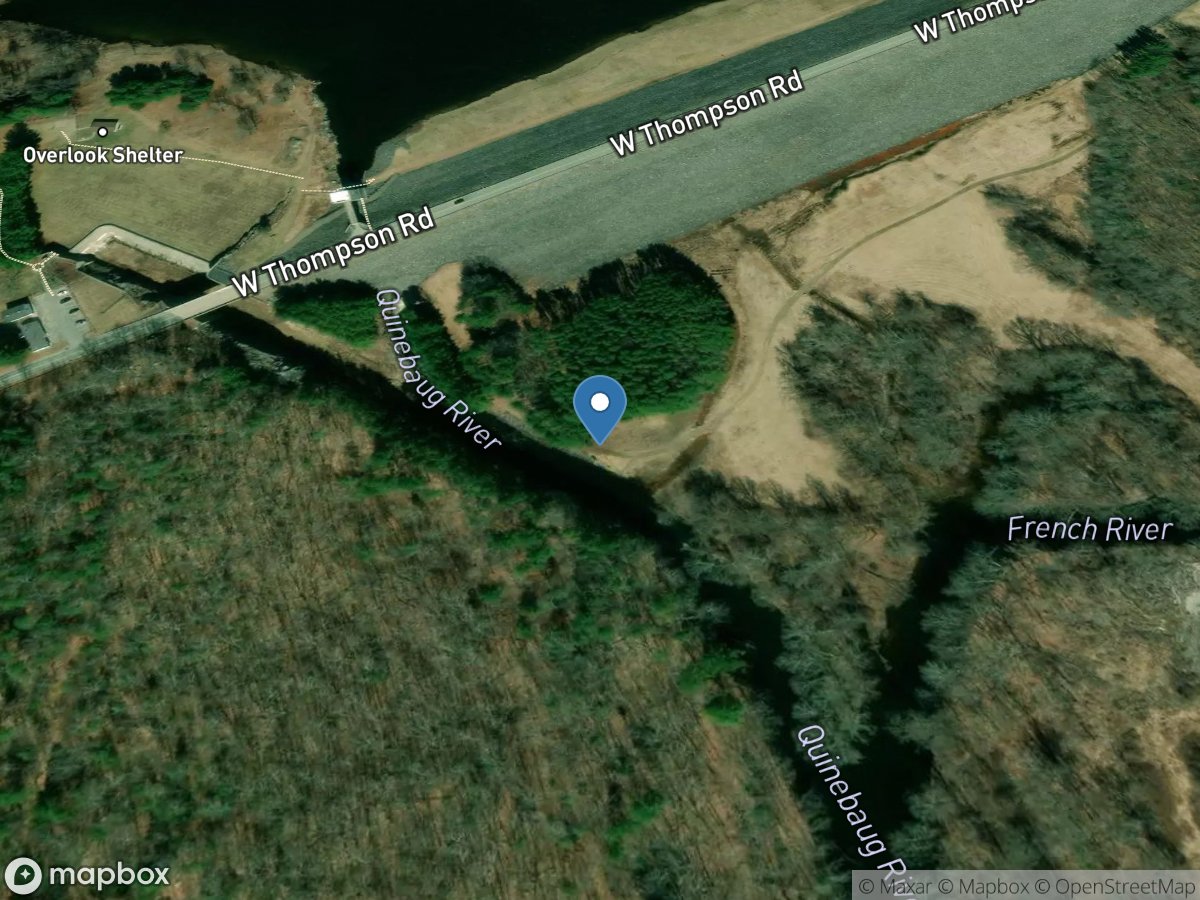 Quinebaug River at West Thompson, CT location