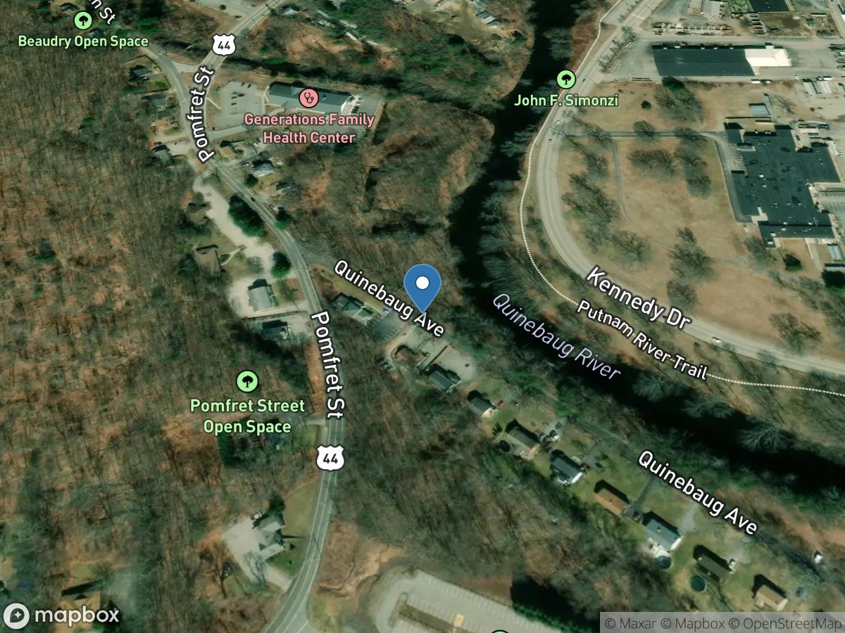 Quinebaug River at Putnam, CT location