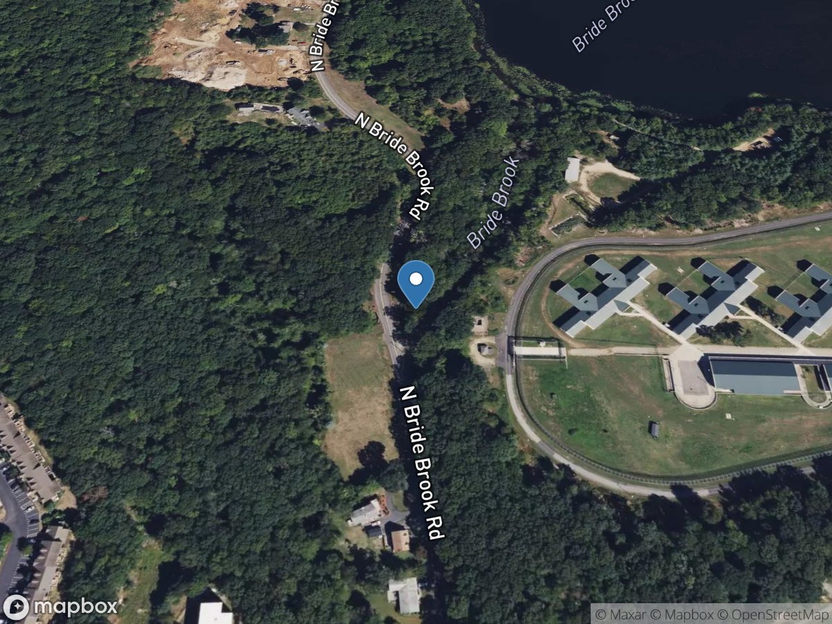 Bride Brook near East Lyme, CT location