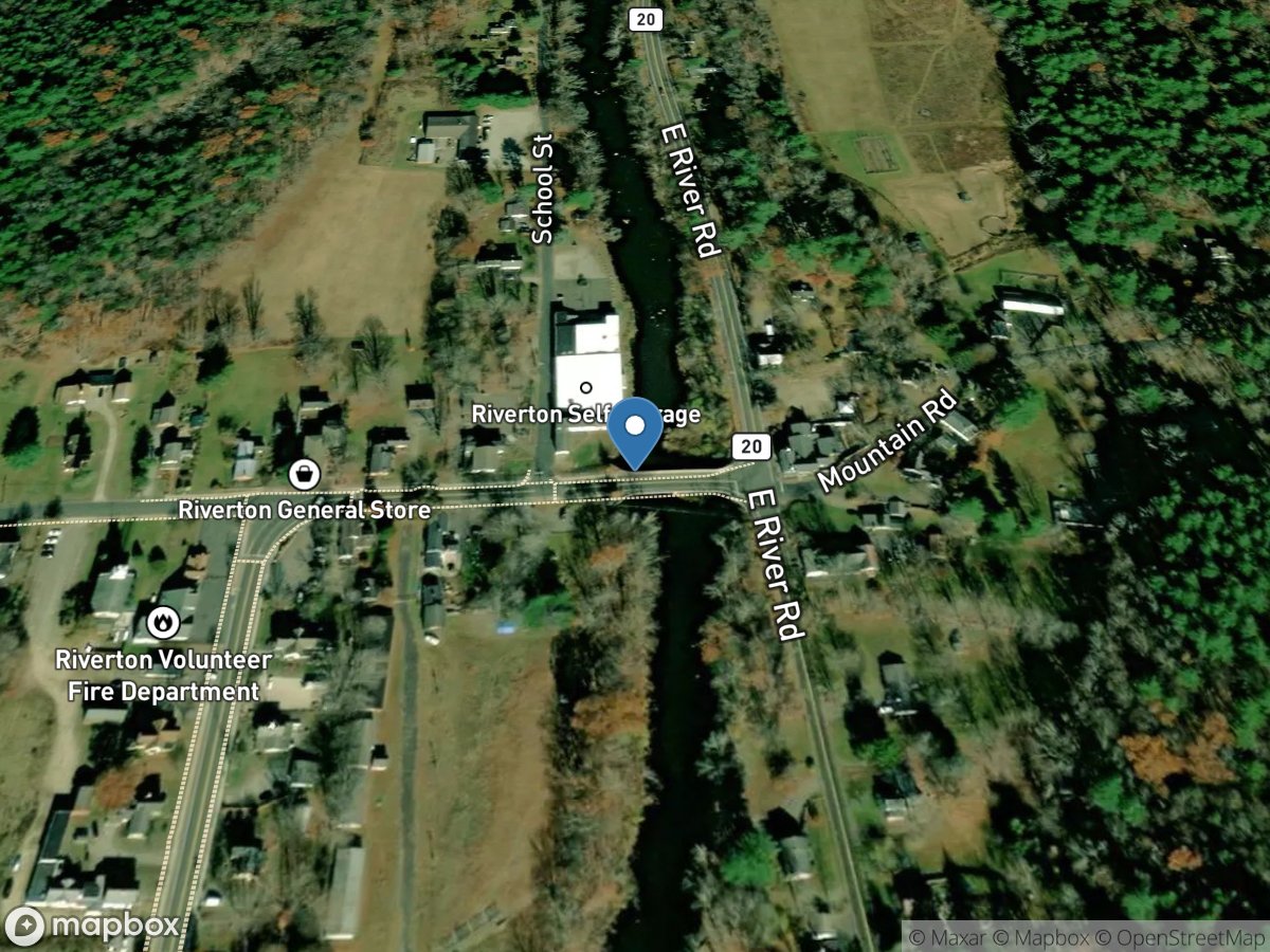 West Branch Farmington River at Riverton, CT location