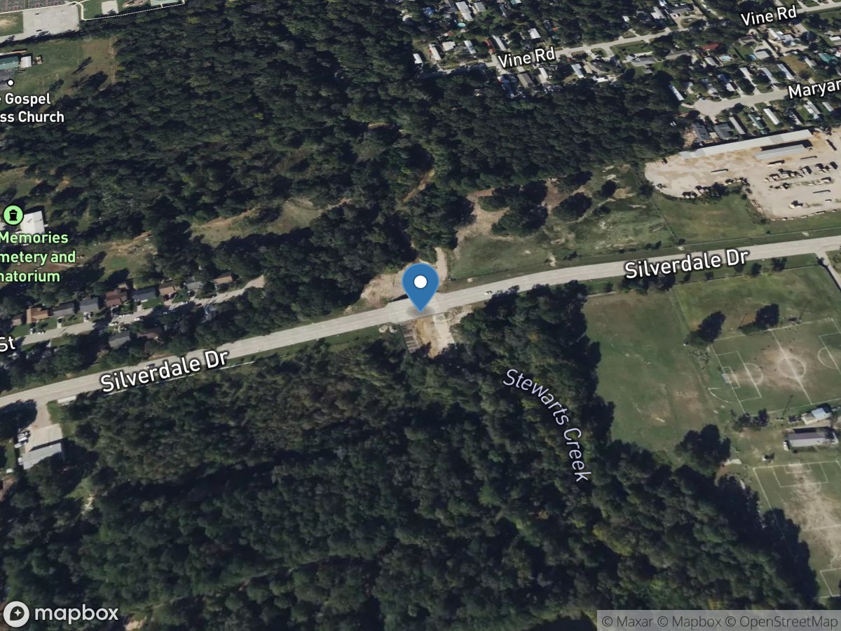 Stewarts Creek at Silverdale Drive near Conroe, TX location