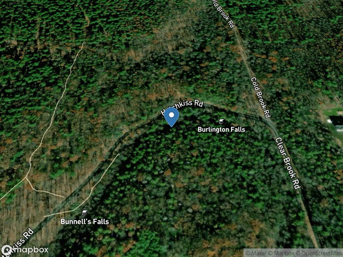 Bunnell Brook near Burlington, CT location