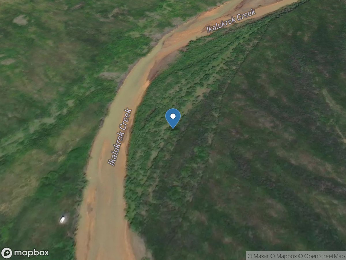 IKALUKROK Creek Above RED DOG Creek Near KIVALINA AK location