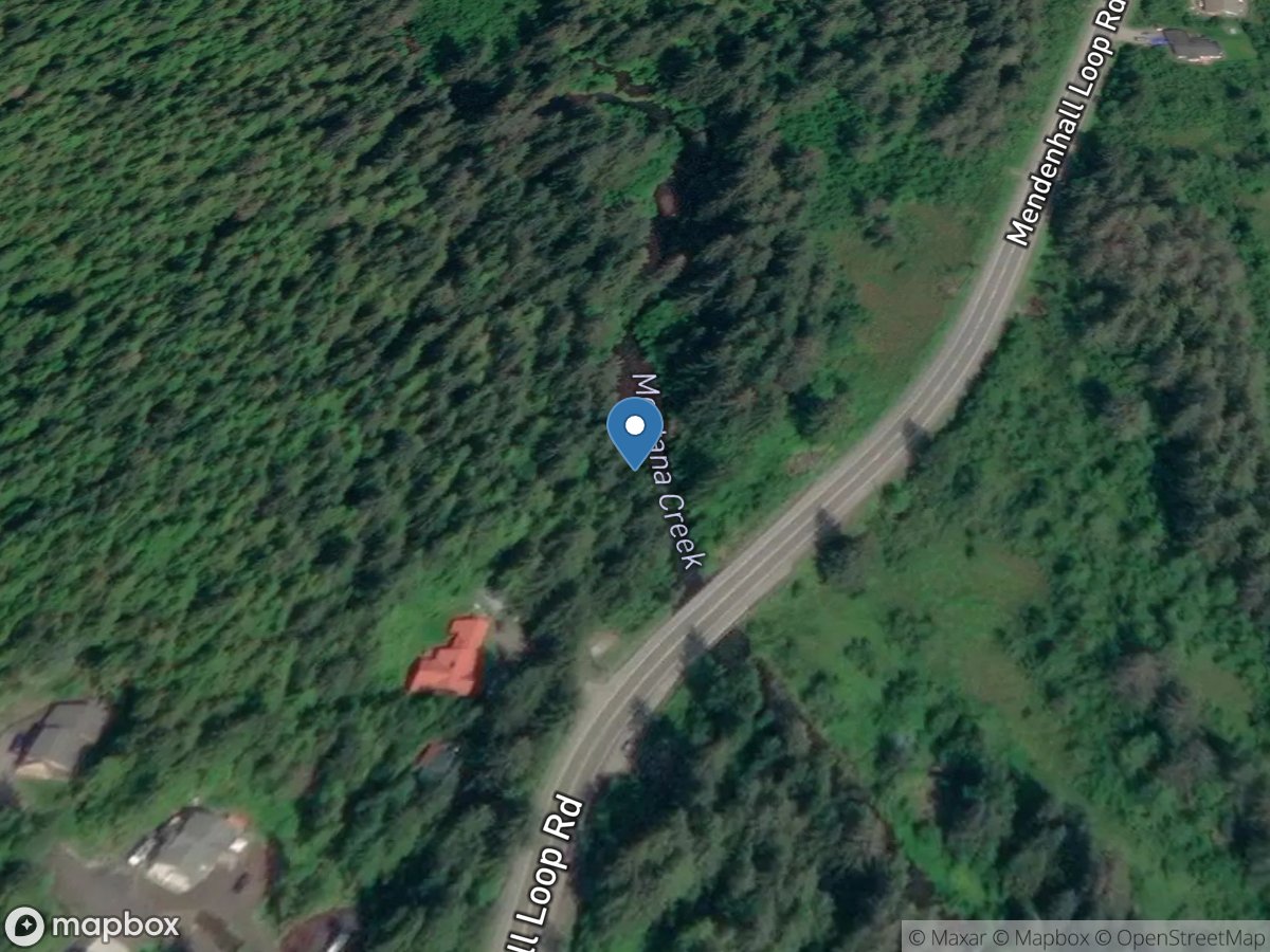 Montana Creek near Auke Bay AK location