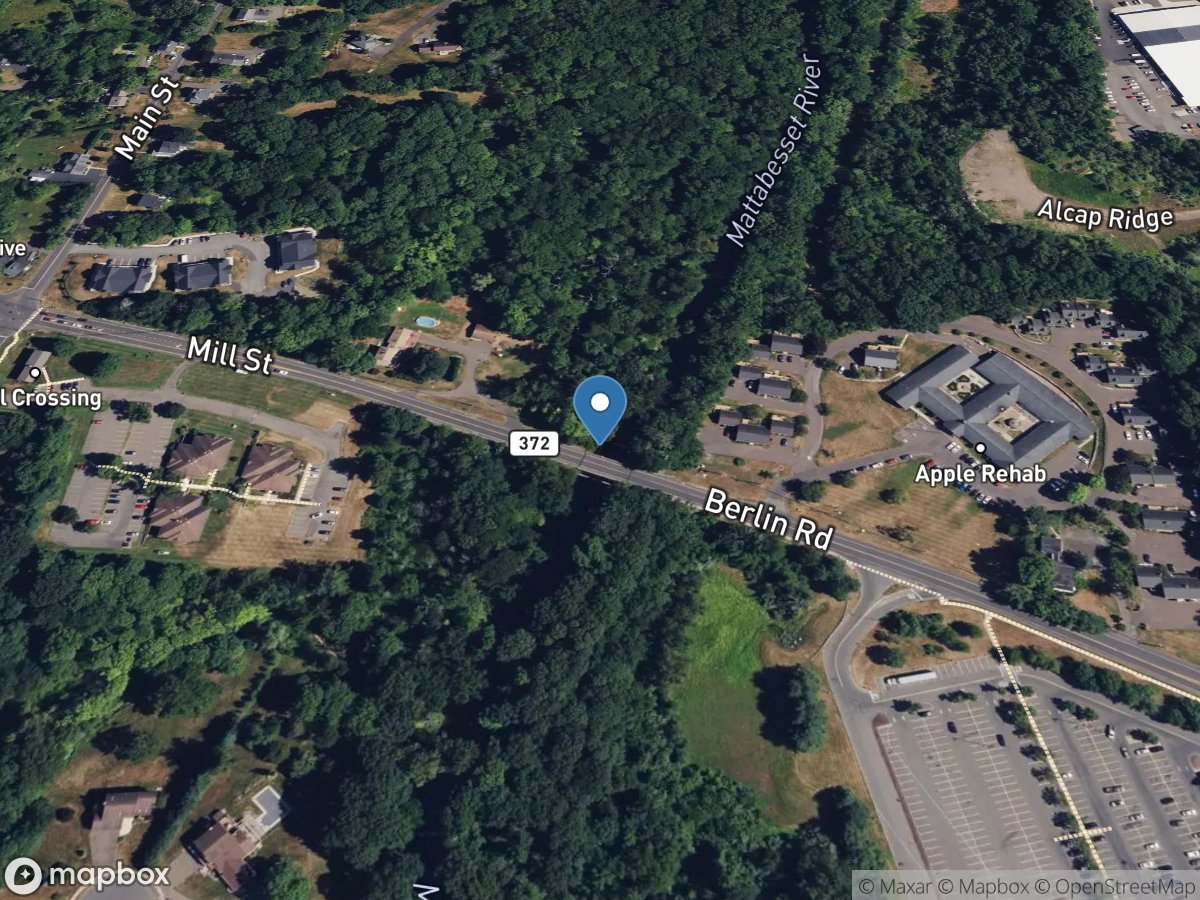 Mattabesset River at Route 372 at East Berlin location