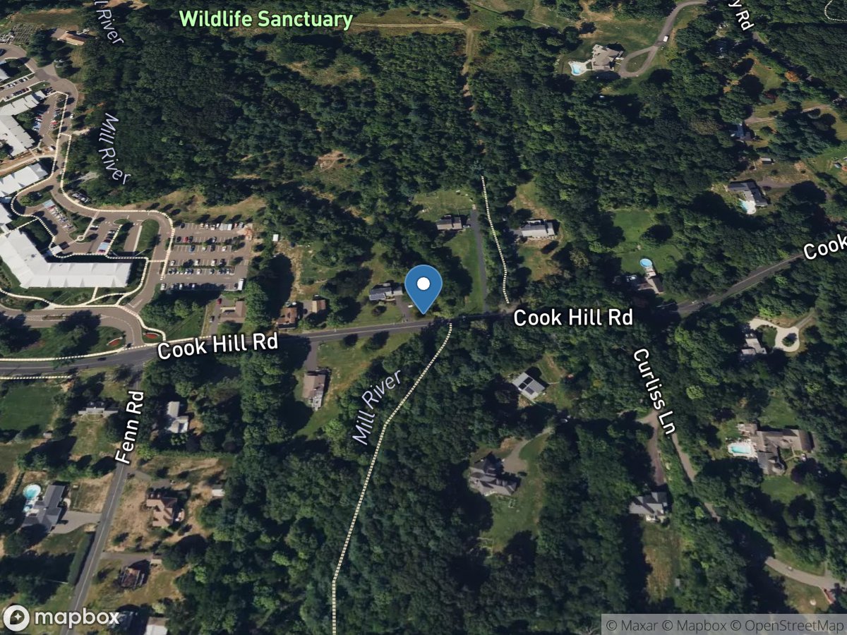 Mill River at Cook Hill Road near Cheshire, CT location