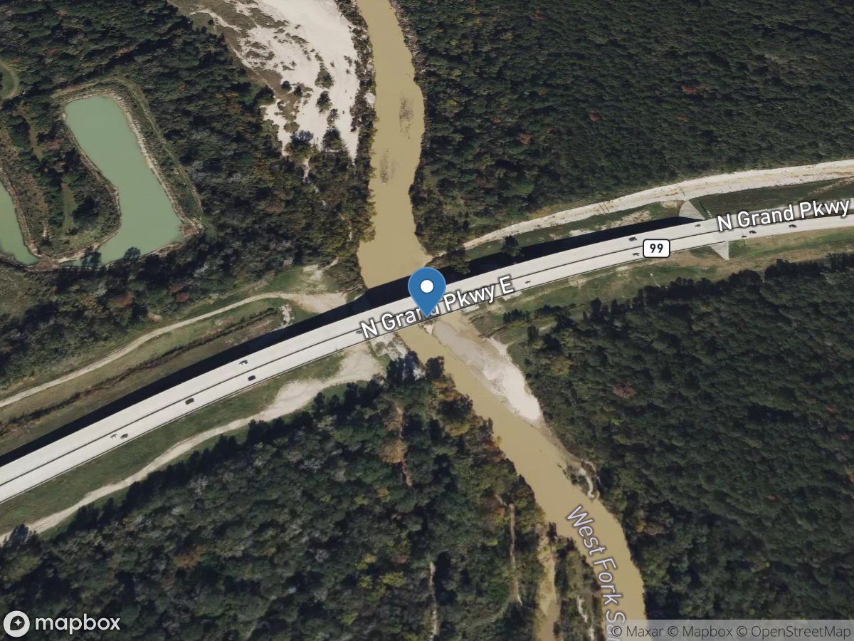 W Fork San Jacinto Rv above Lake Houston near Porter, TX location