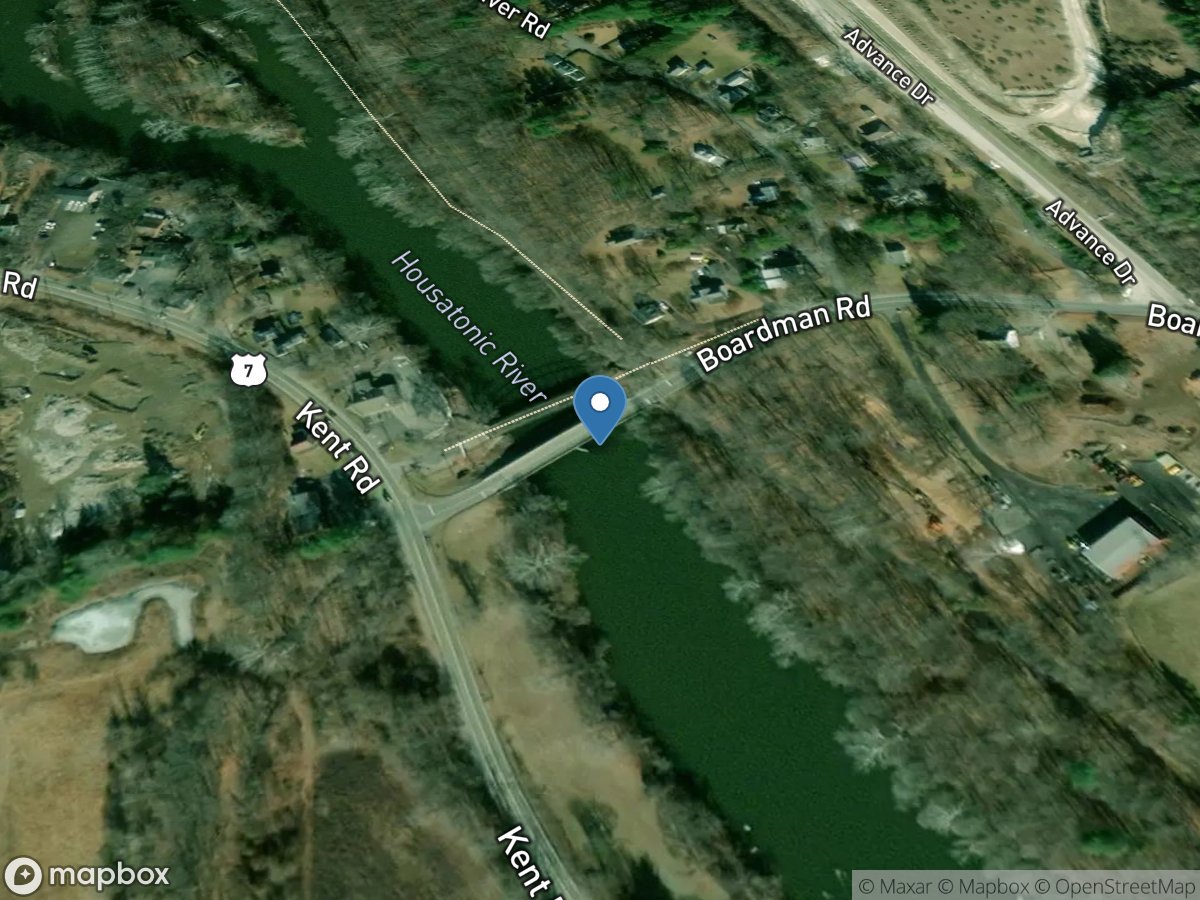 Housatonic River near New Milford, CT location