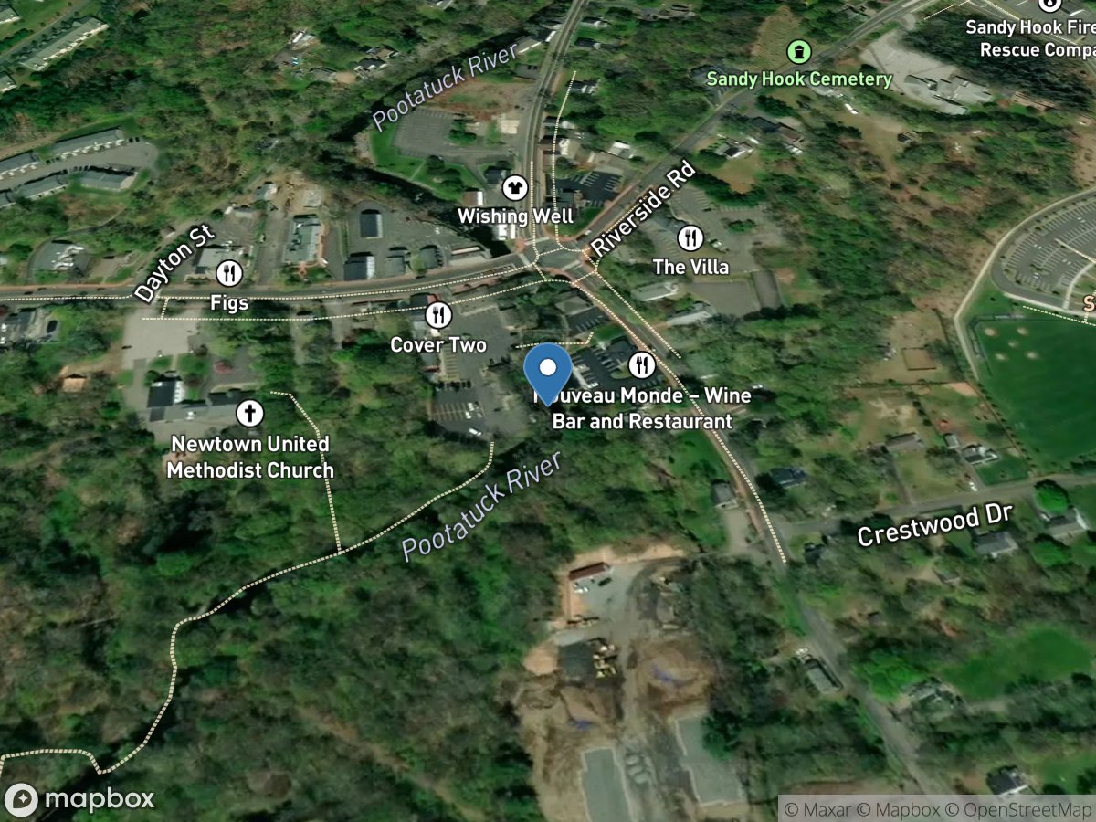 Pootatuck River at Sandy Hook, CT location