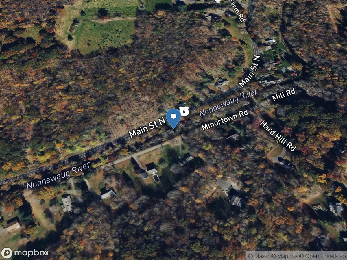 Nonewaug River at Minortown, CT location