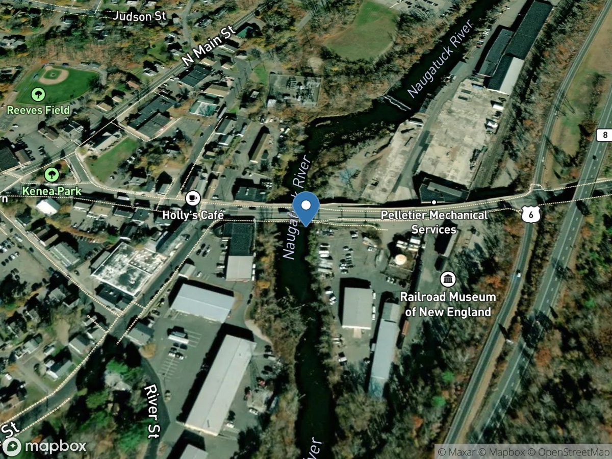 Naugatuck River at Thomaston, CT location