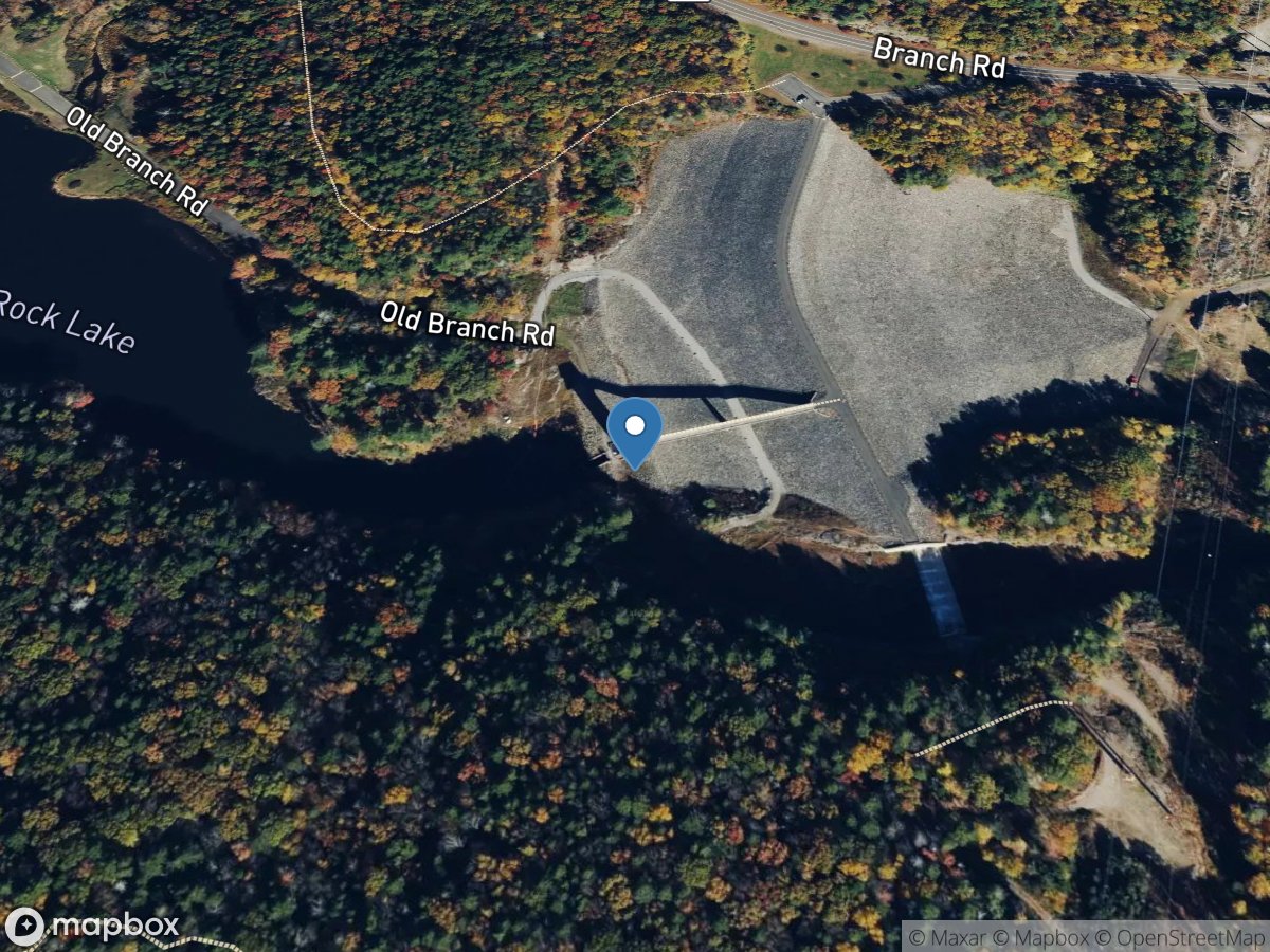 Black Rock Lake near Thomaston, CT location