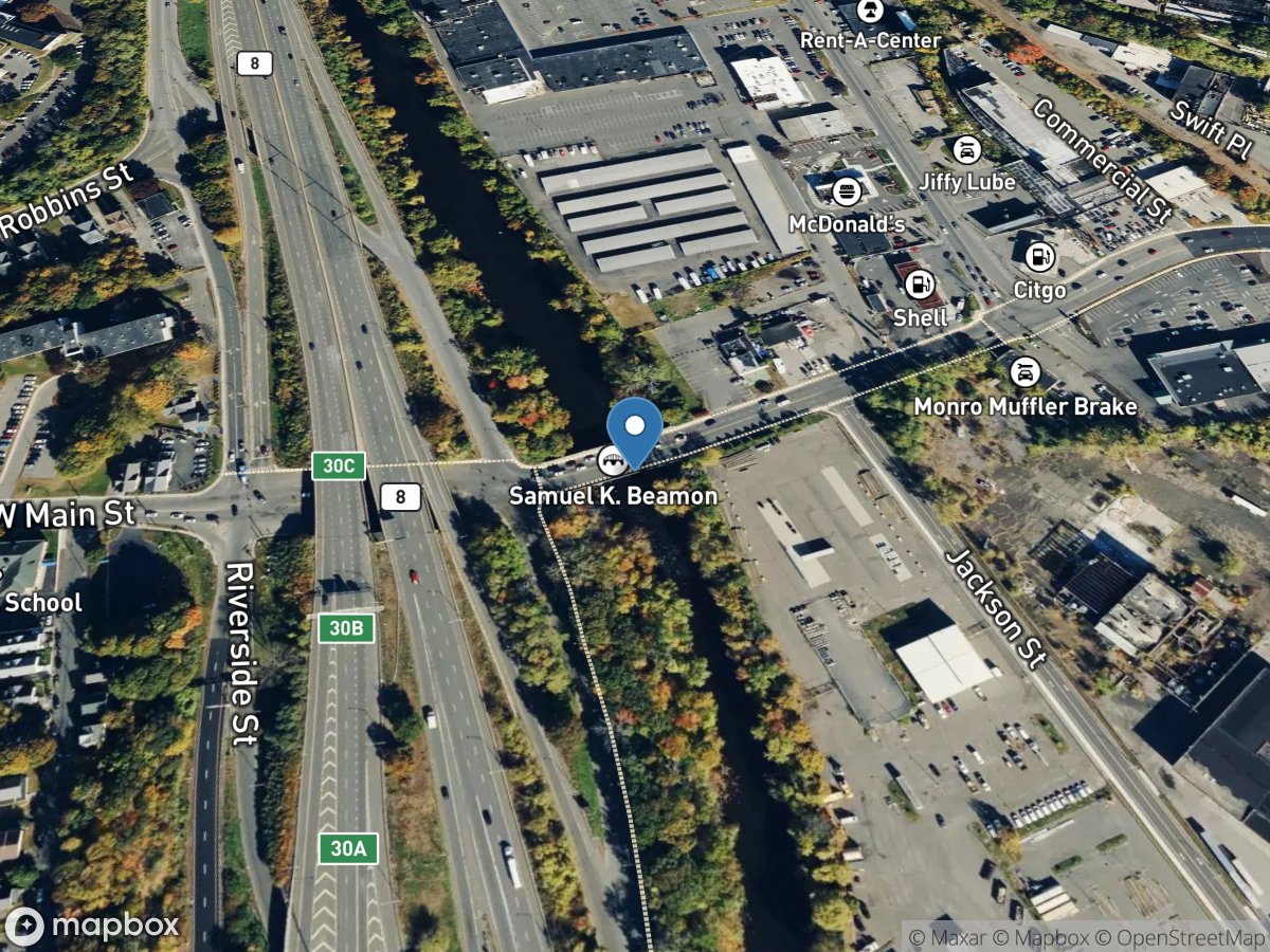 Naugatuck River at Waterbury, CT location