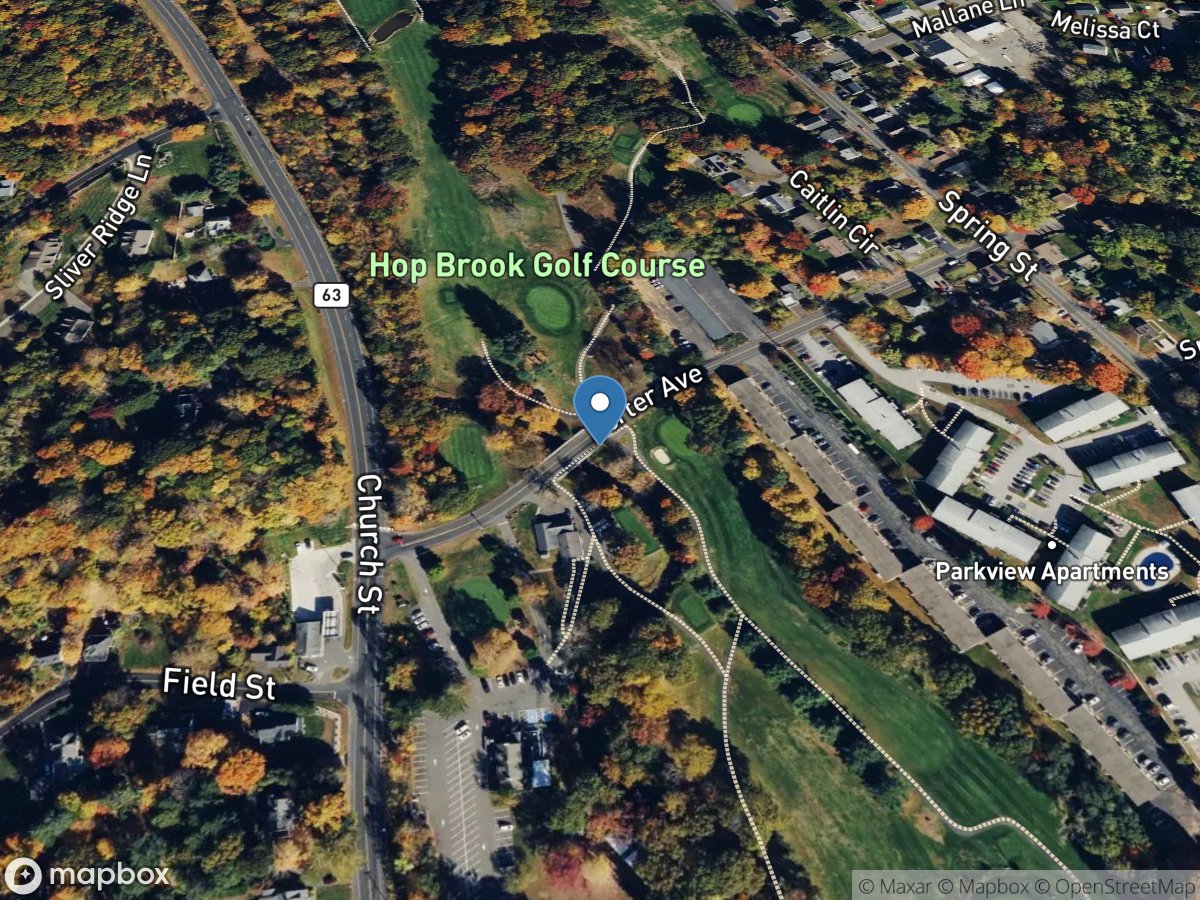 Hop Brook near Naugatuck, CT location