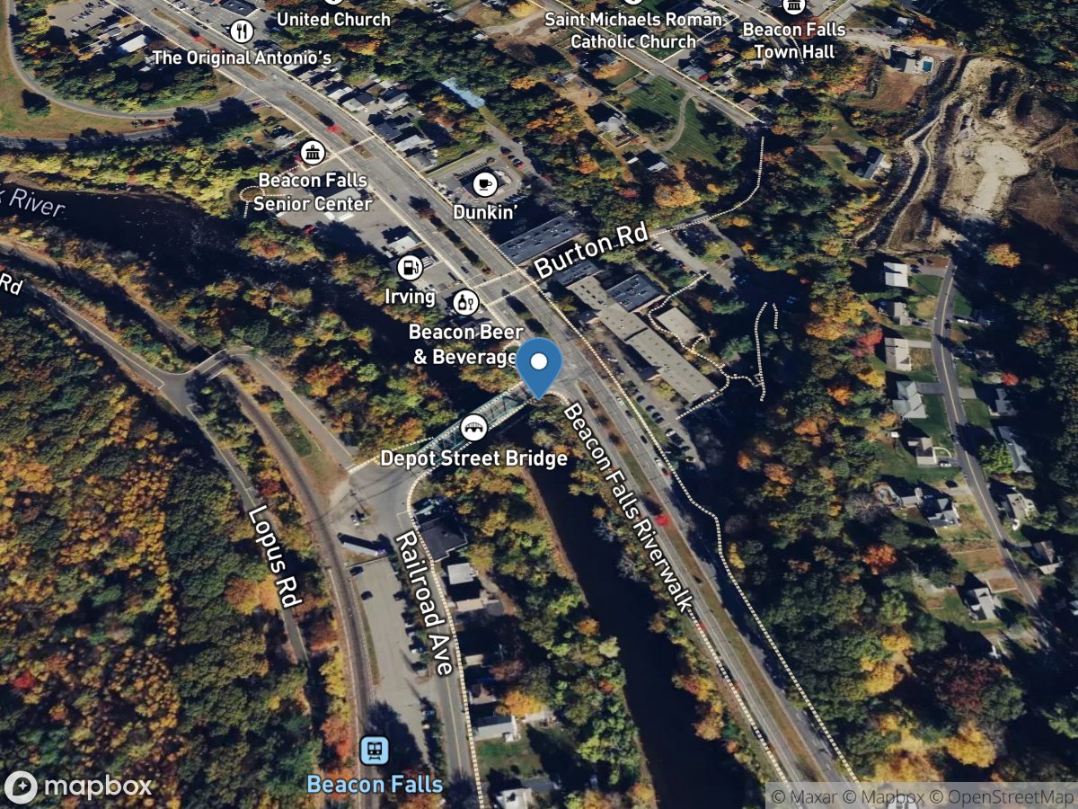 Naugatuck River at Beacon Falls, CT location