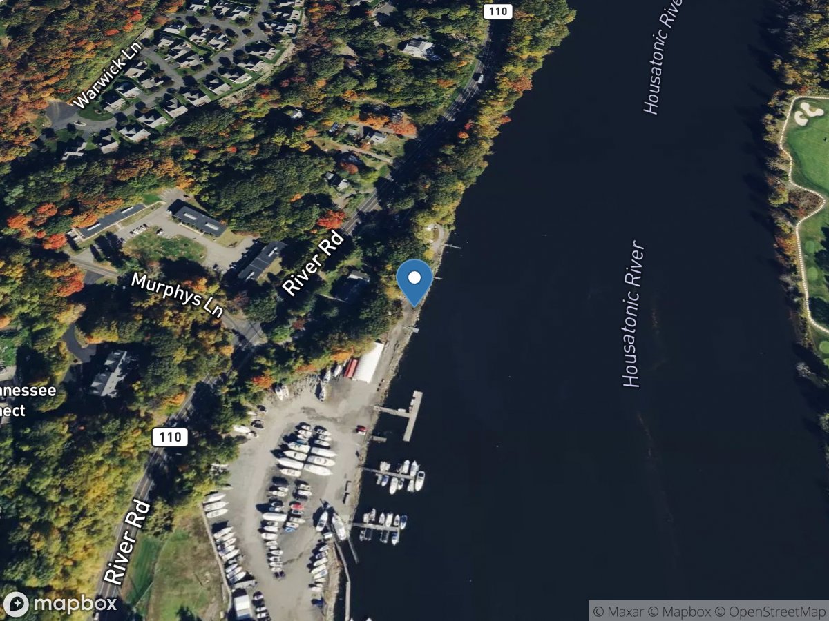 Housatonic R. at Beacon Pt Marina near Shelton, CT location