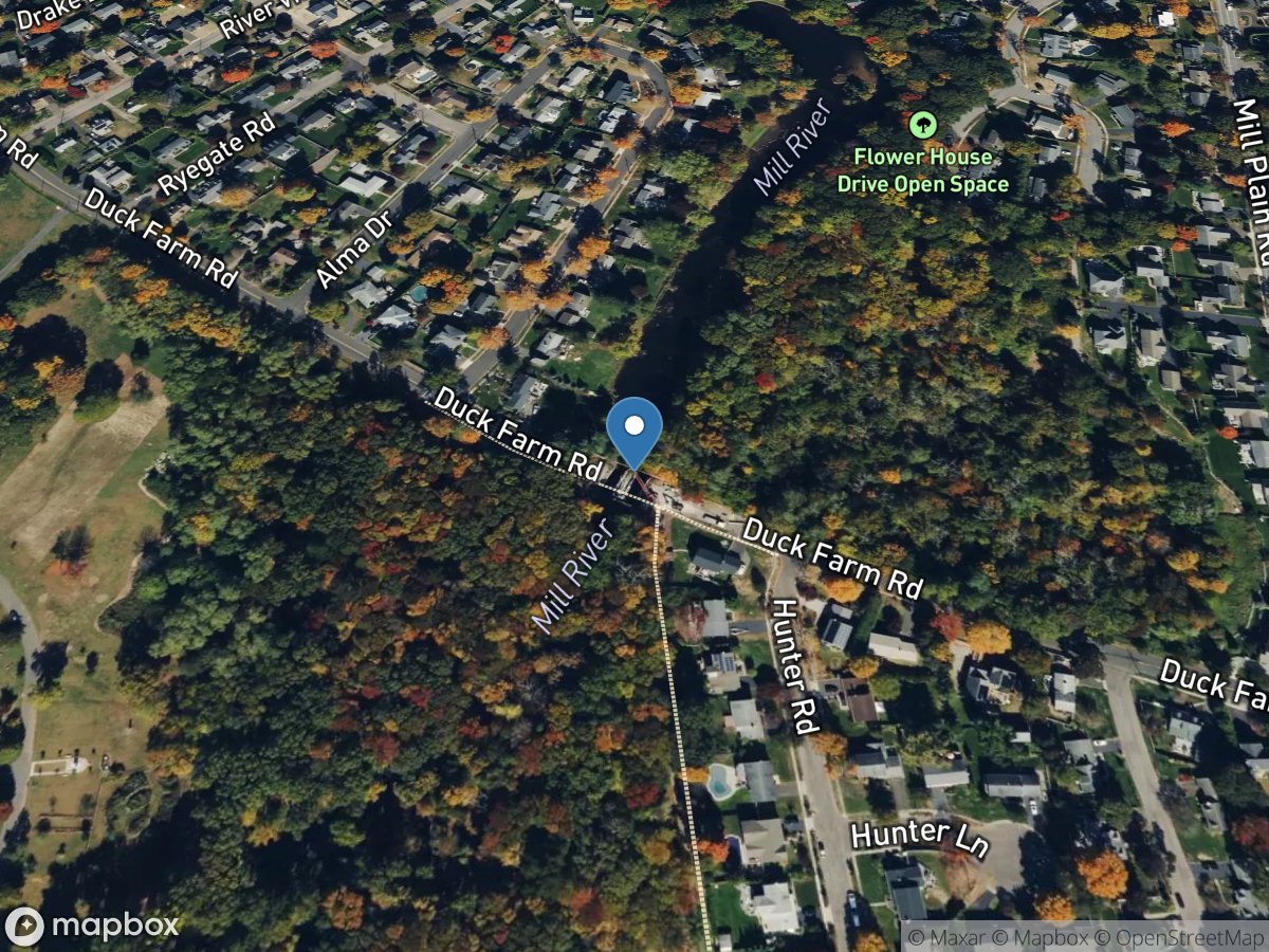 Mill River near Fairfield, CT location