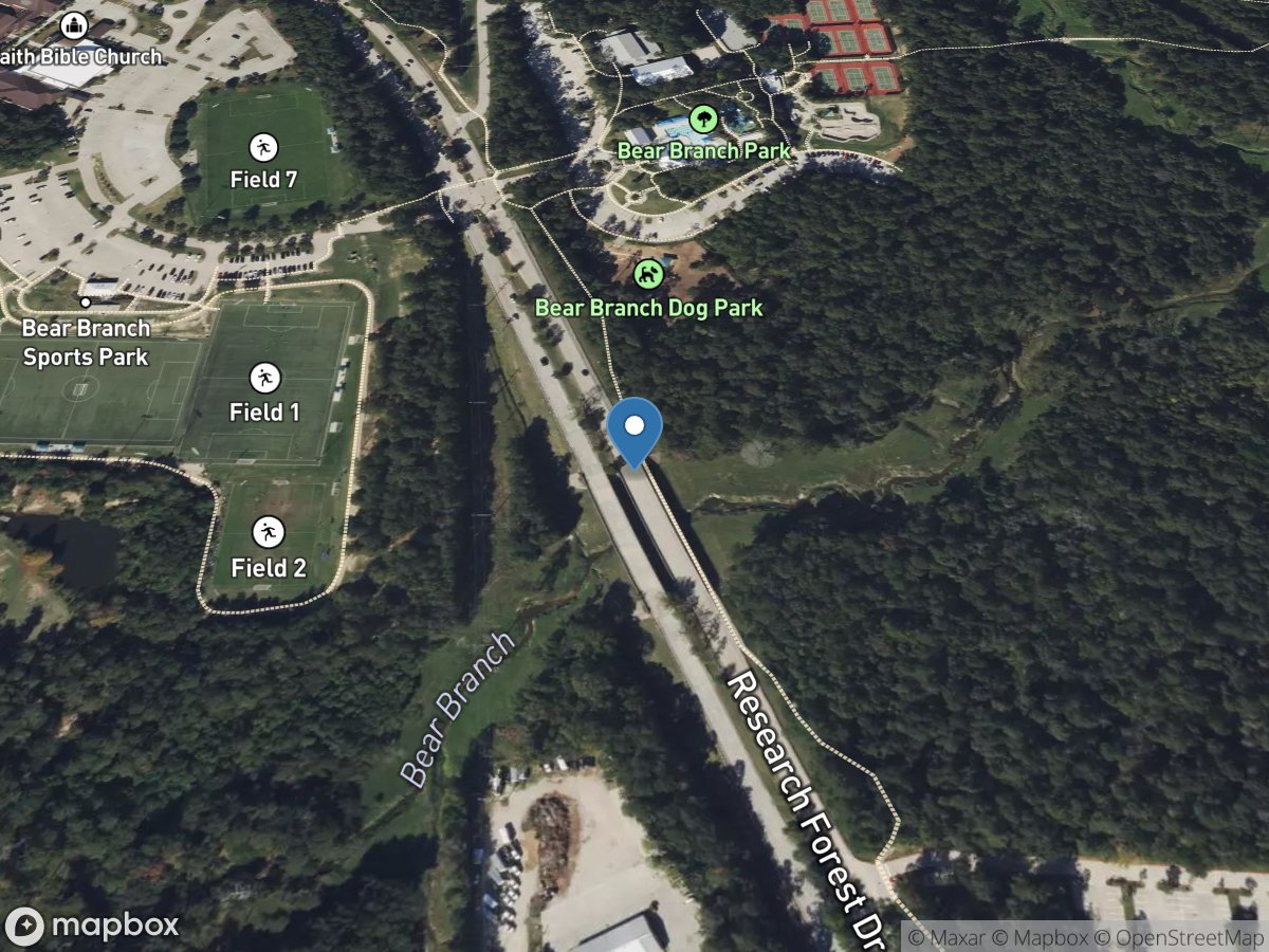 Bear Branch at Research Blvd, The Woodlands, TX location