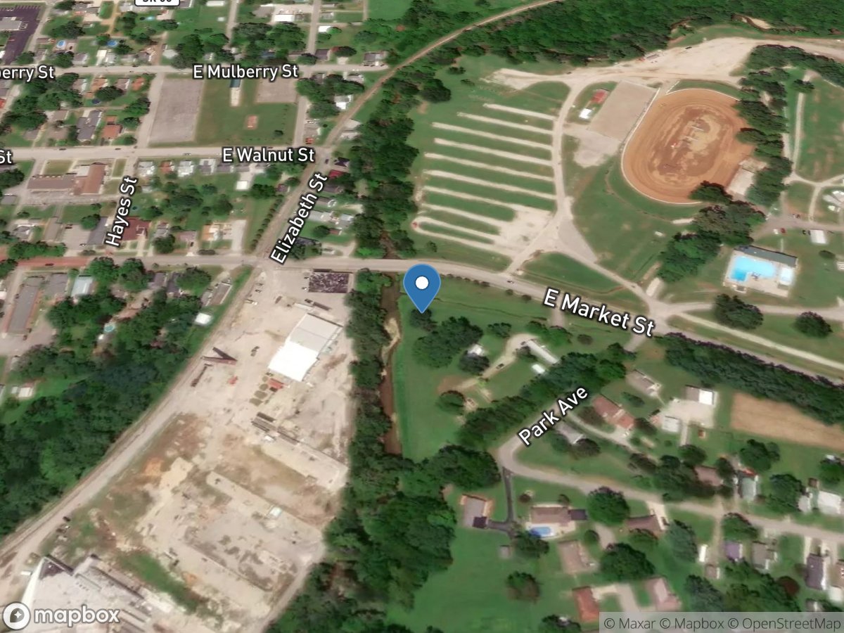 West Fork Blue River at Salem, IN location