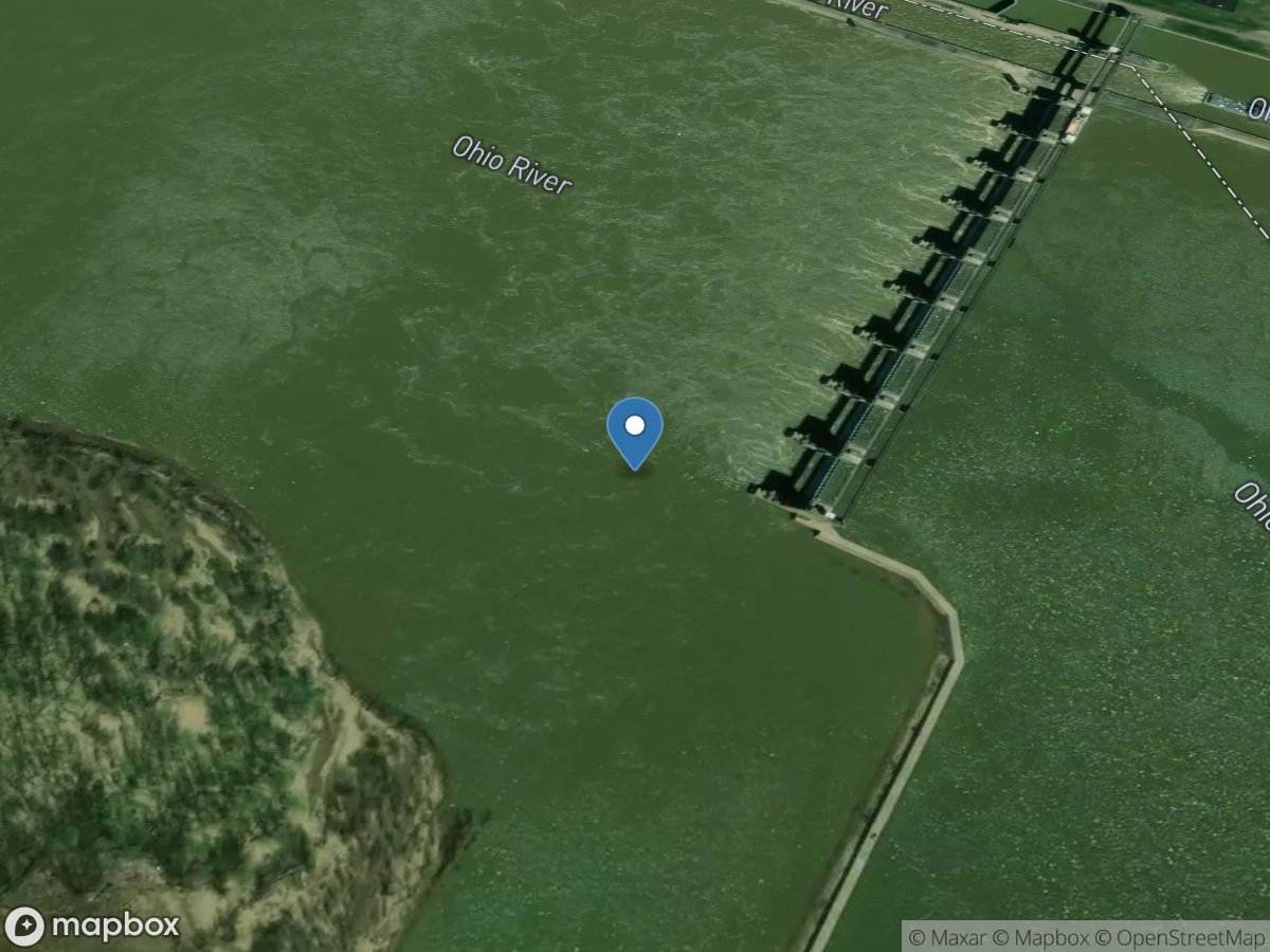 Ohio River at Newburgh Lock and DAM, IN location