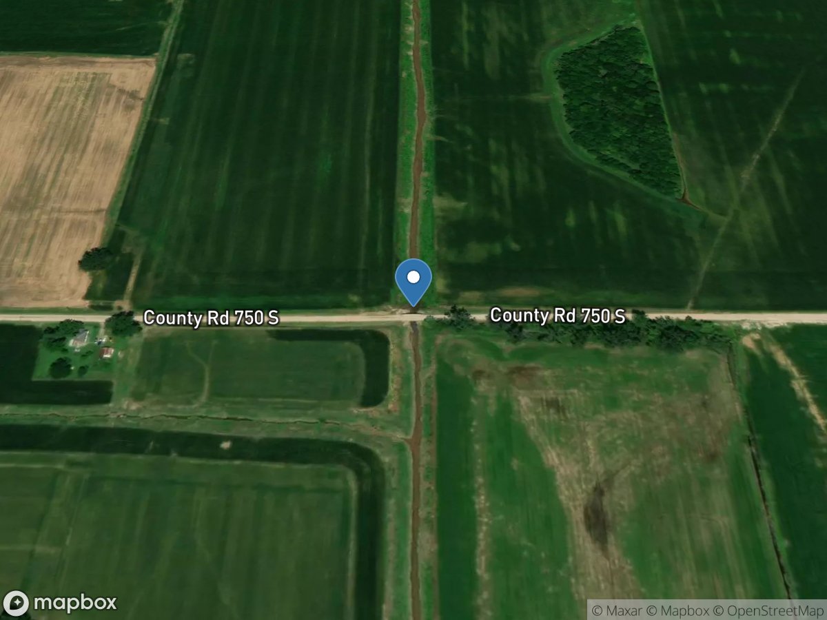 Pigeon Creek near Fort Branch location