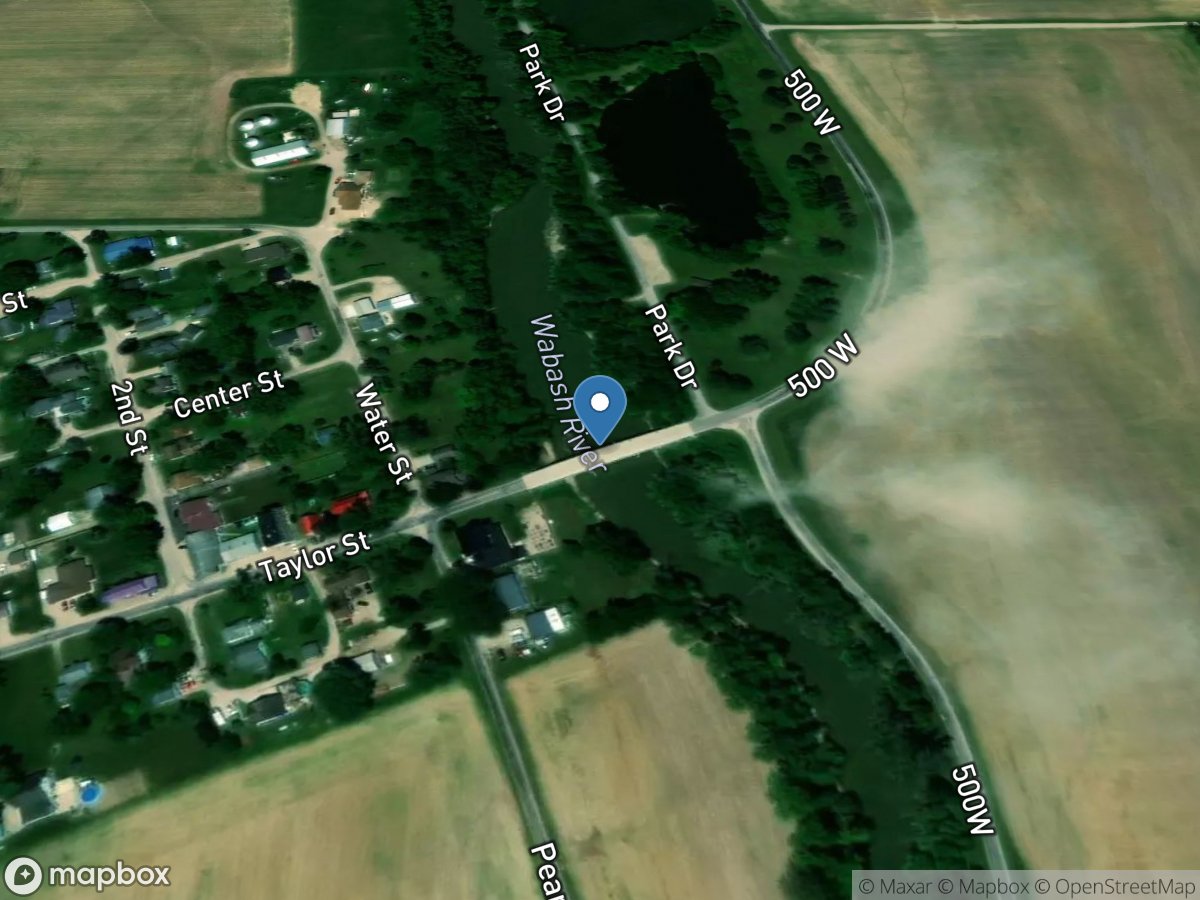 Wabash River at Linn Grove, IN location