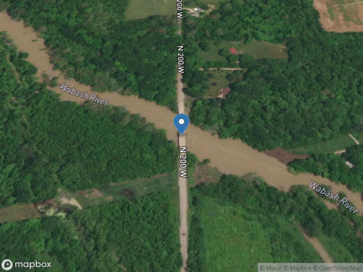 Wabash River at Huntington, IN location