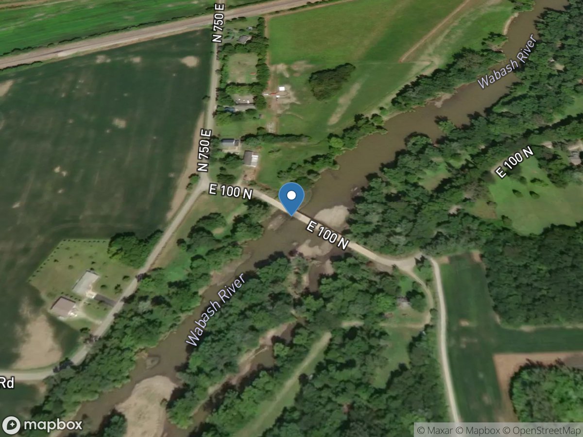 Wabash River near Lagro, IN location