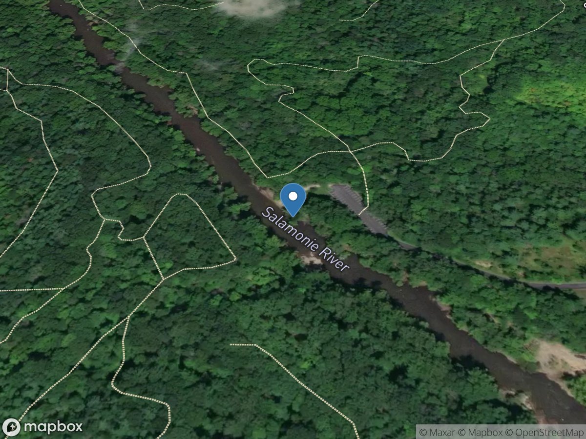 Salamonie River at Dora, IN location