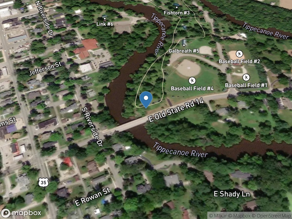 Tippecanoe River at Winamac, IN location