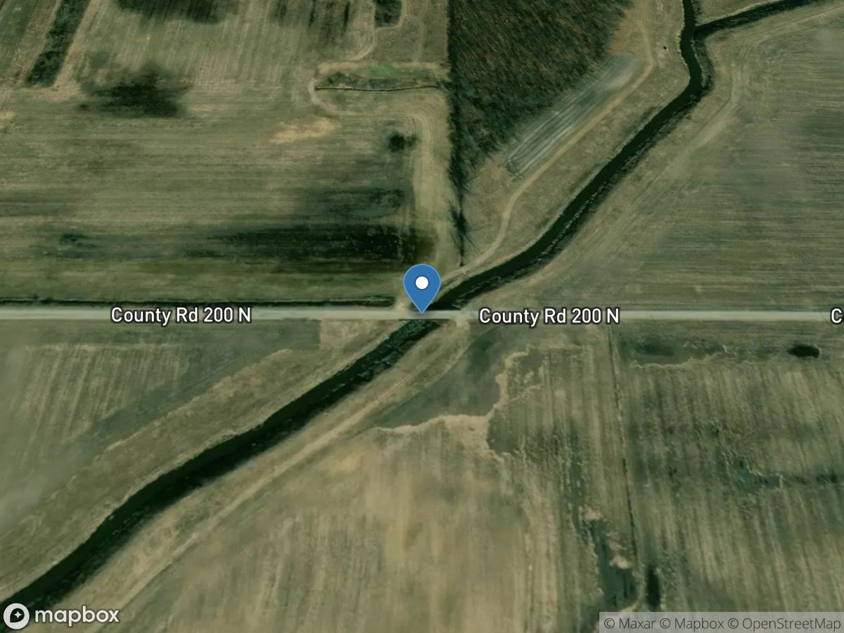 Big Monon Ditch at Cr200n near Medaryville, IN location