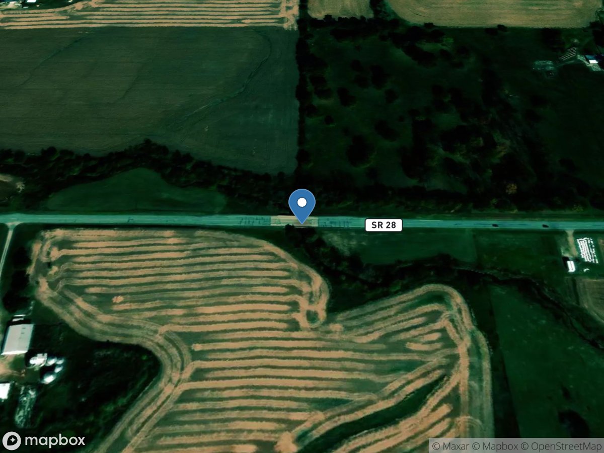 Redwood Creek near Marshfield, IN location