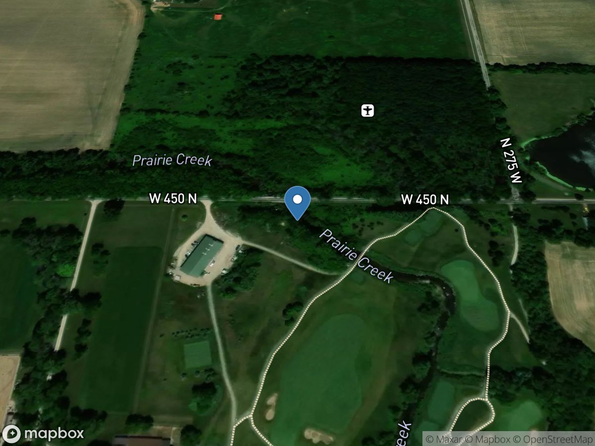 Prairie Creek near Lebanon, IN location