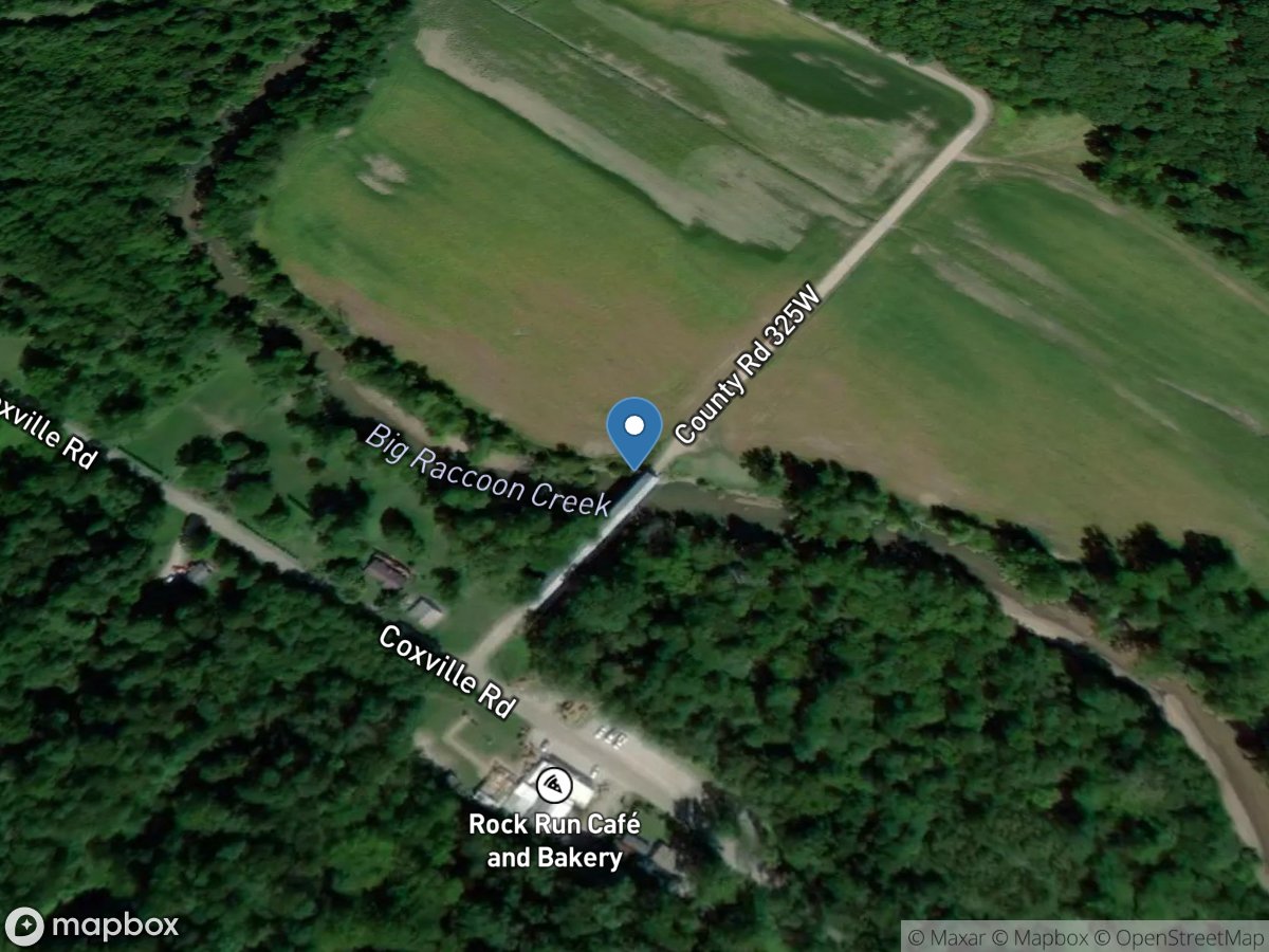 Big Raccoon Creek at Coxville, IN location