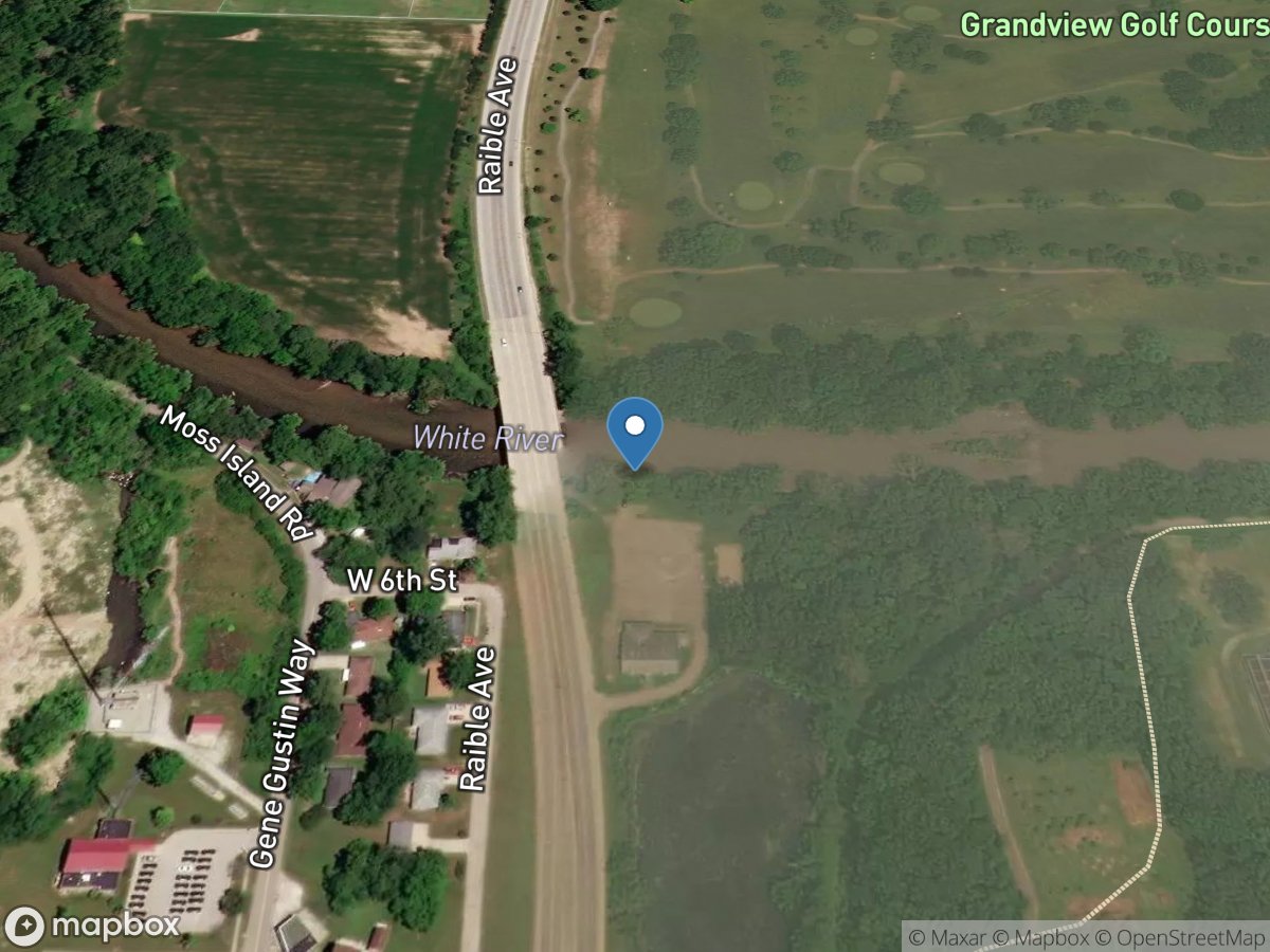 White River at Raible Avenue at Anderson, IN location