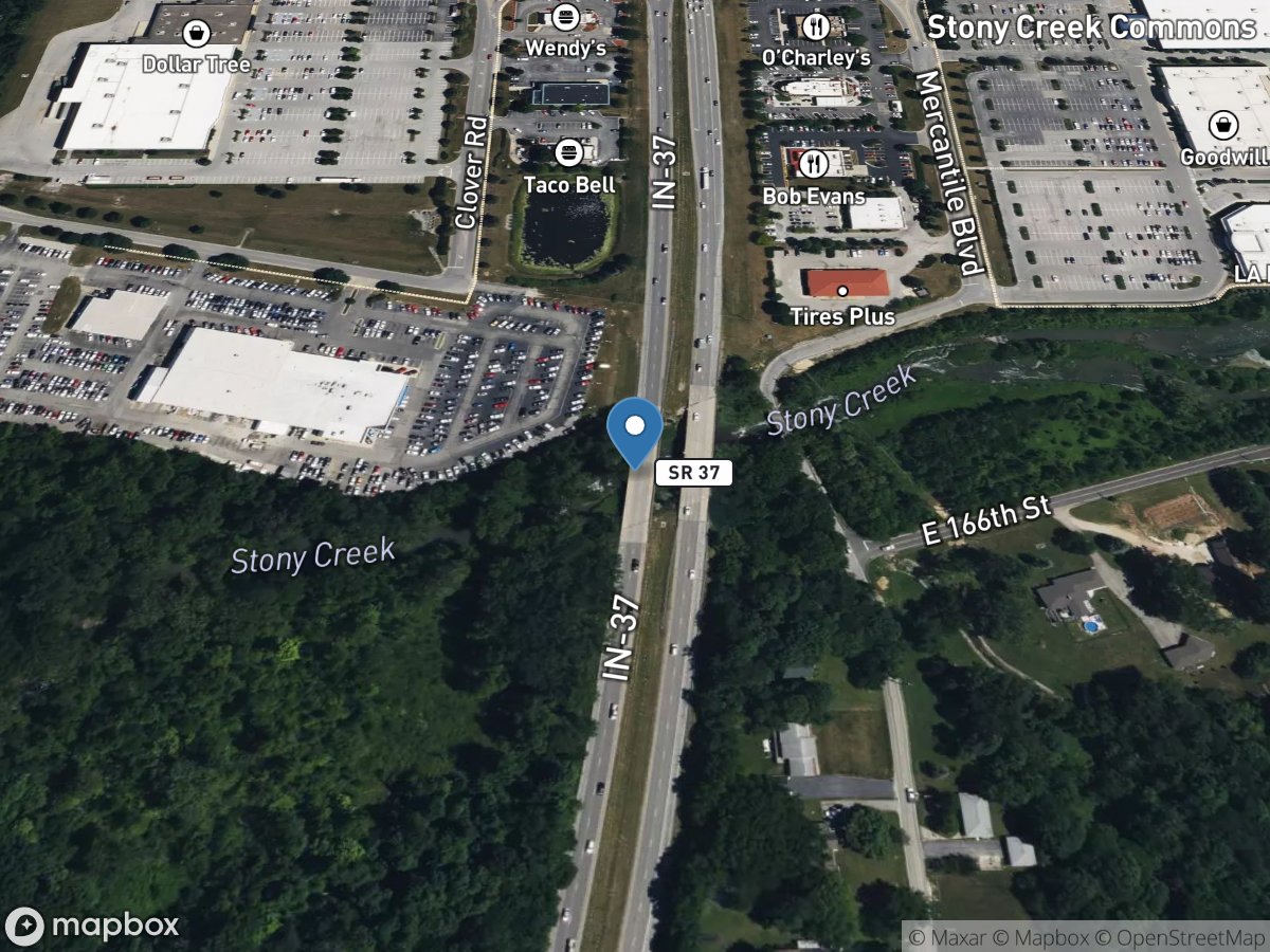 Stony Creek near Noblesville, IN location