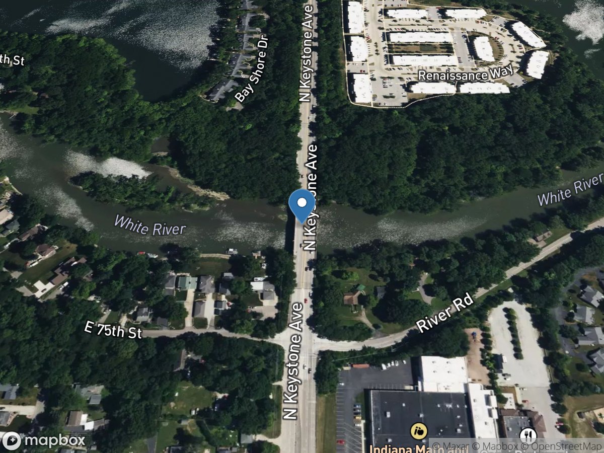 White River at Ravenswood, IN location