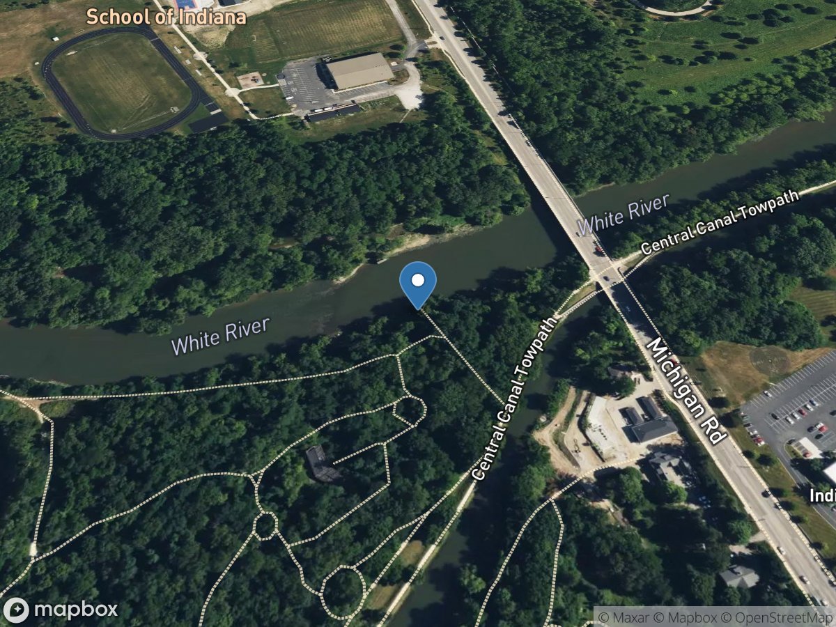 White River at Indianapolis Museum of Art, IN location