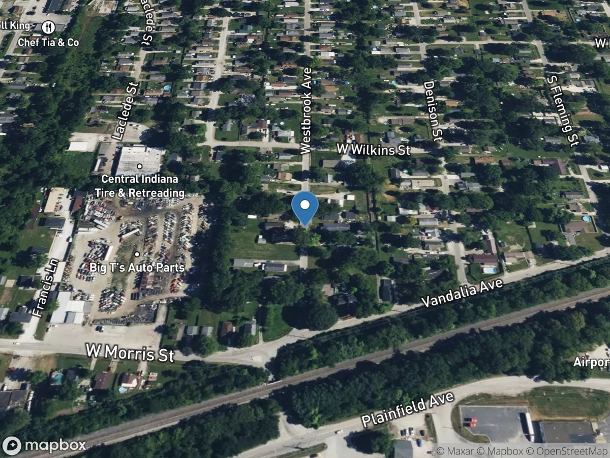 Neeld Ditch near Mars Hill, IN location