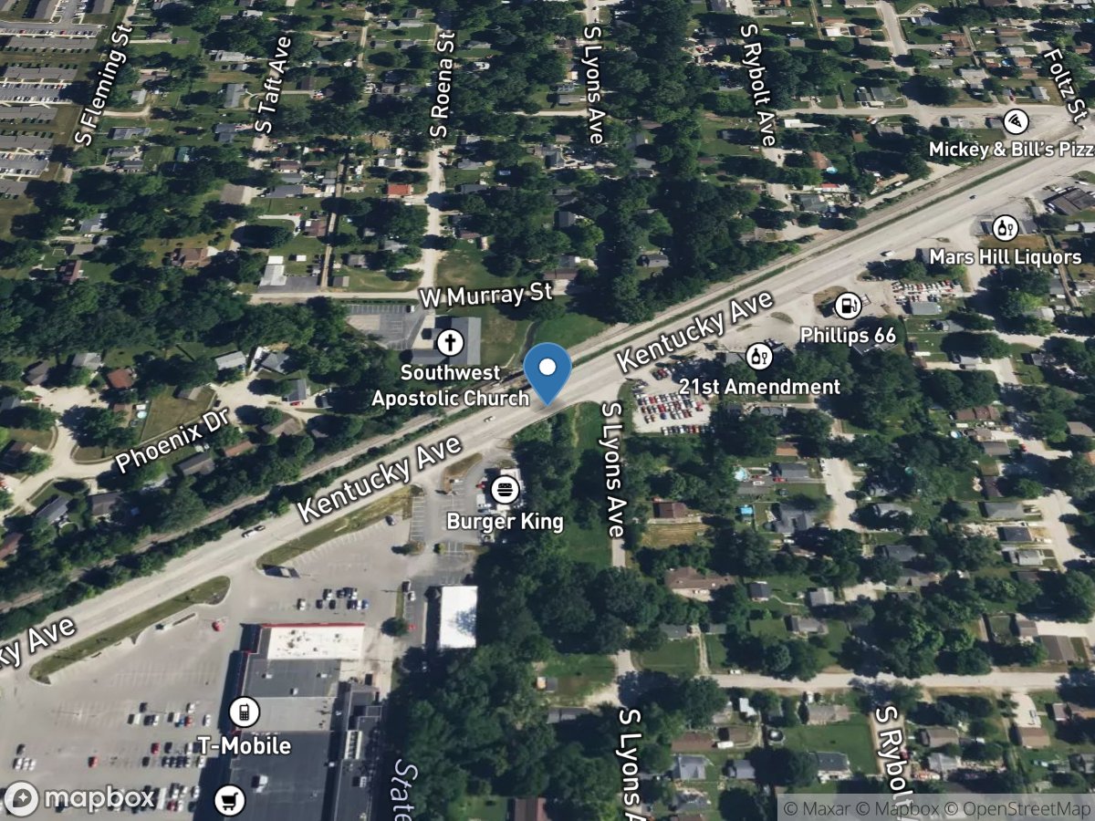 State Ditch at Mars Hill, IN location