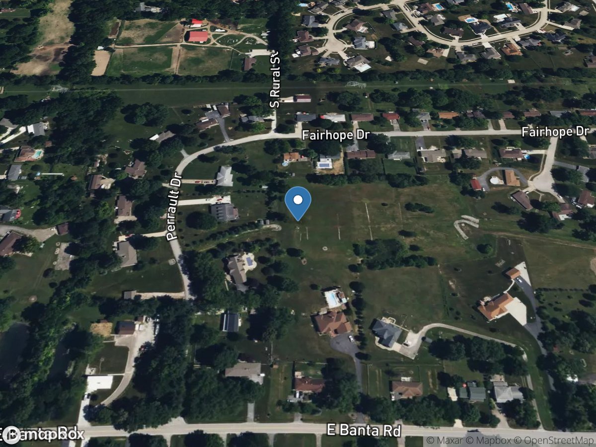 Derbyshire Creek above McFarland Road at Southport, IN location