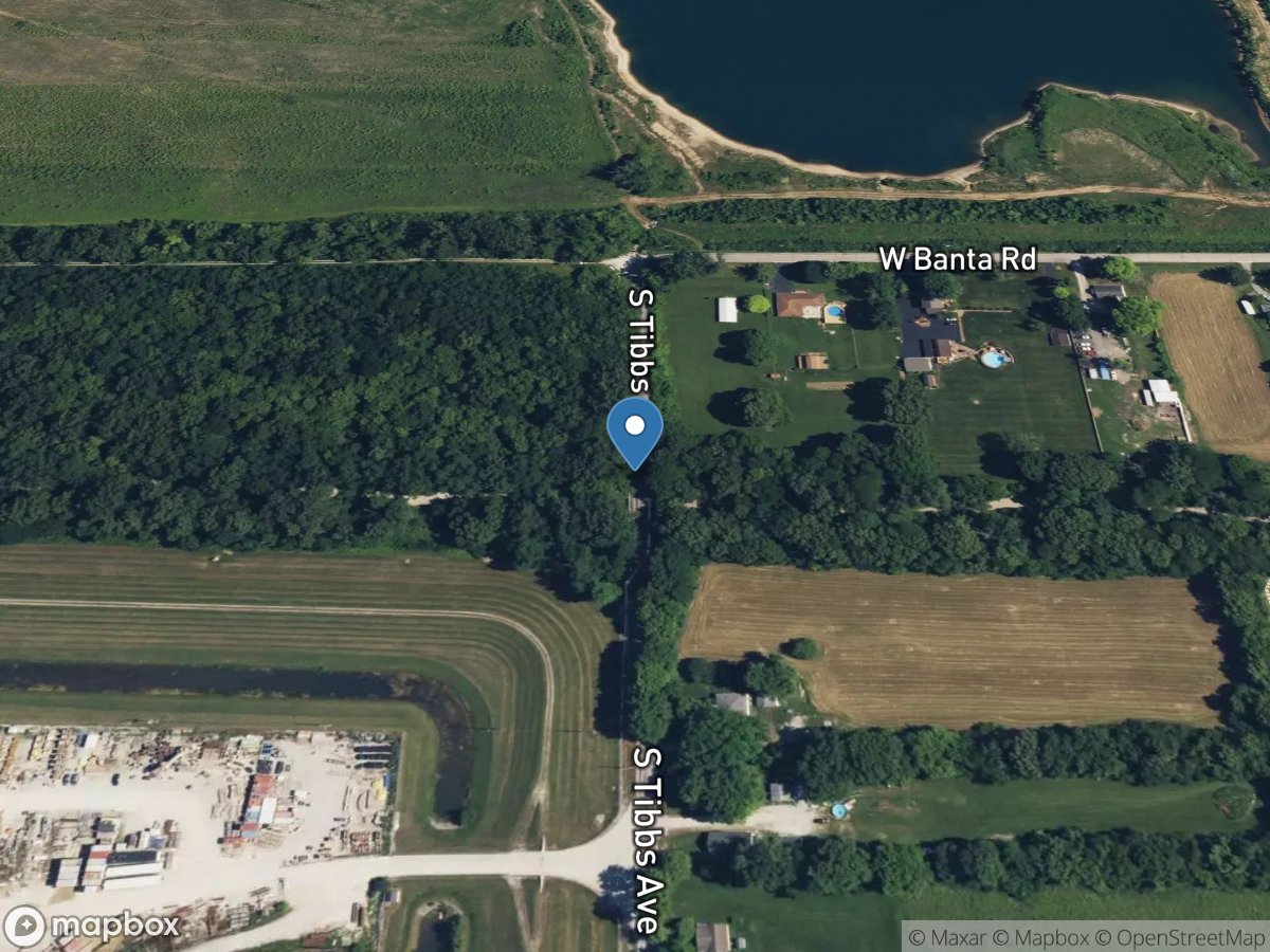 Little Buck Creek at Tibbs Av near Indianapolis, IN location