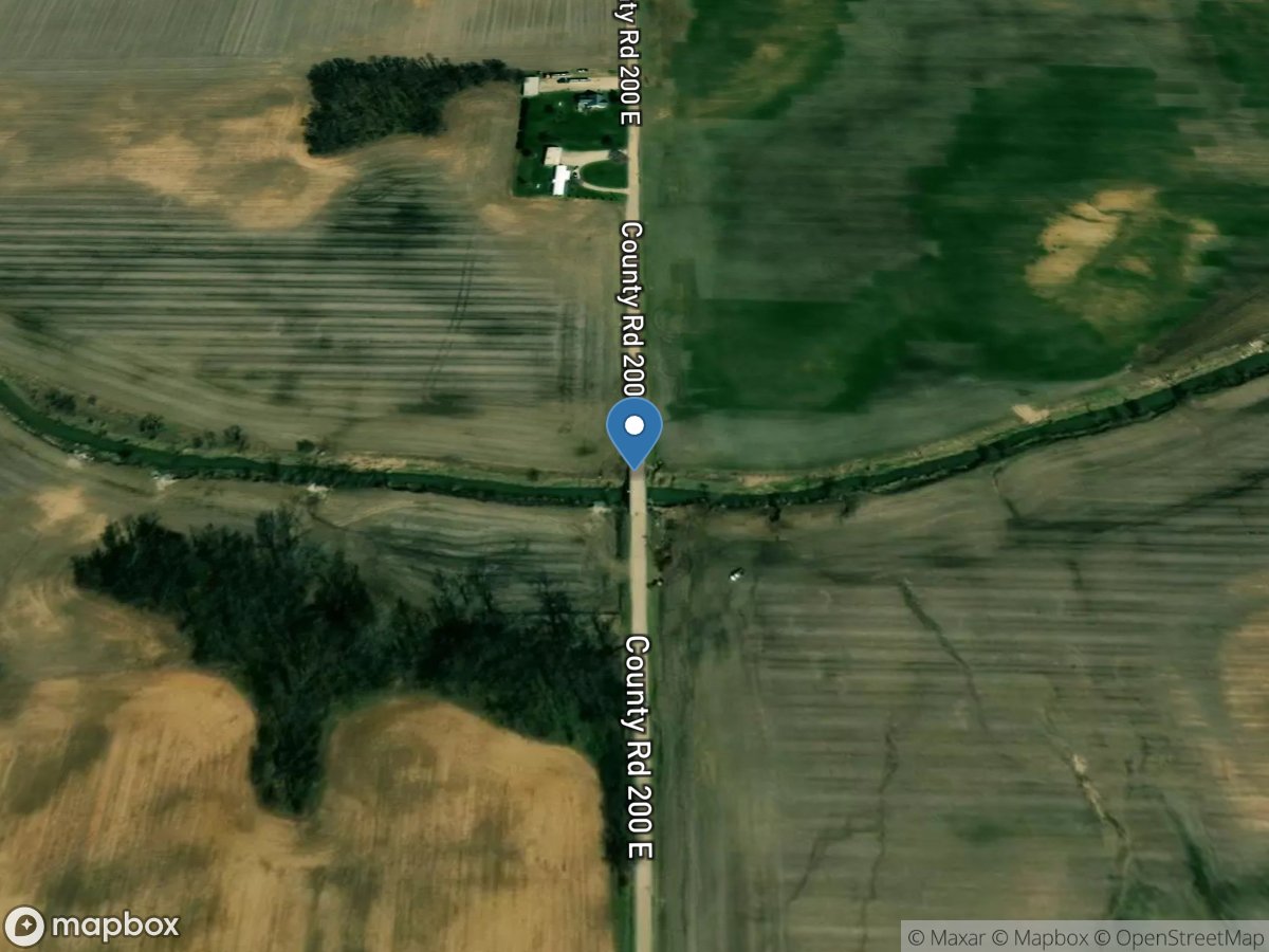 Smothers Creek near Plainville, IN location